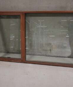 Mahogni vindue 2-delt tophængt